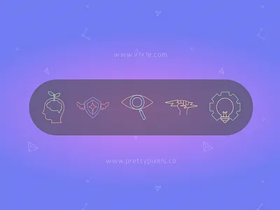 icons 4 gradient icons space