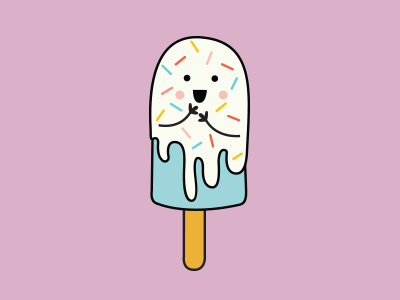 Popsicle buddy cute food food illustration popsicle