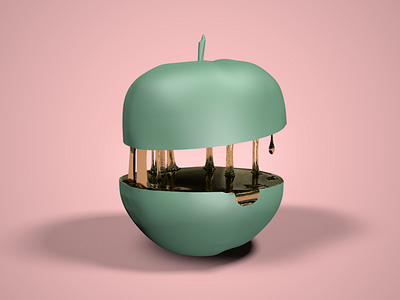 Apple after effects apple art c4d cinema 4d