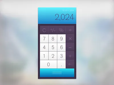 Calculator 004 calculator dailyui