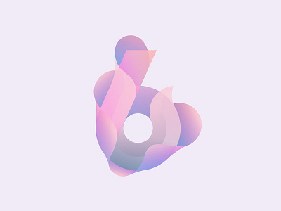 Six color design exploration gradient illustrator number six