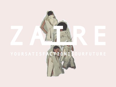 Z A I R E branding clothes fashion logo lookbook