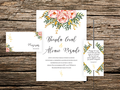 My wedding invitations flowers gold foil invitation roses we design wedding wood