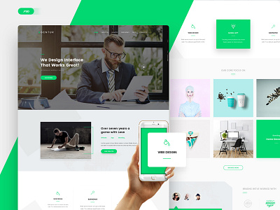 Freebies - Agency Landing Page agency free download freebies psd psd templates web templates