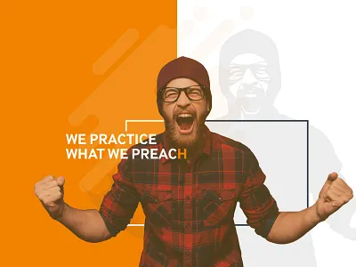 We practice what we preach design graphic web