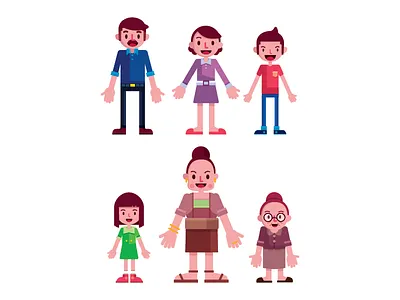 Character Design character people tvc