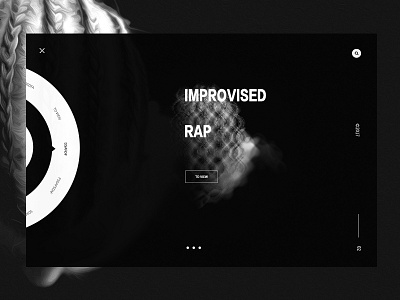 Hip hop man~ dashboard design interface medical page statistic stream ui user ux web