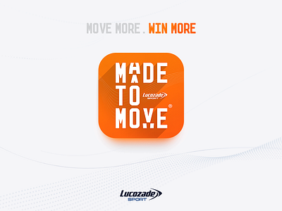 Lucozade Sport - Made To Move App Icon app healthfitness icon lucozade sport tracker