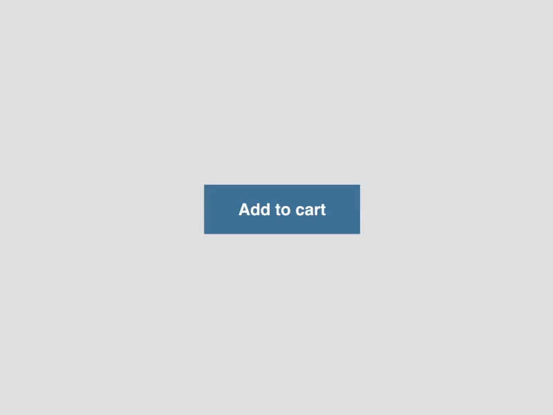 Add to Cart Animation after effects animation button motion design transition ui