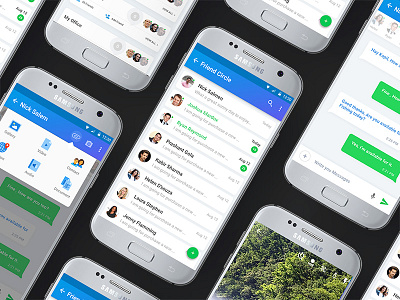 Chat Application chat app mobile app ui design ux design visual design