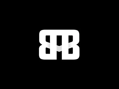 Personal logo bb black font logo logotype