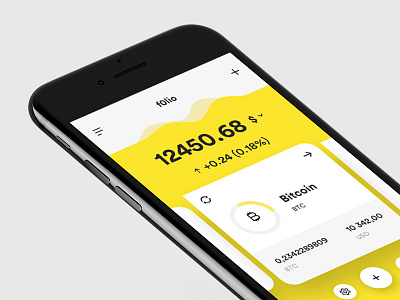 f0lio - Cryptocurrency Portfolio App app bitcoin business cryptocurrency mobile