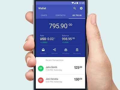 OI Android app concept android app concept daily design expenses finance income material payment ui wallet