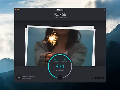 JPEGmini 2.0 Redesign! designers tool interface design photo optimization tool photographers tool product design reduce file size ui ux