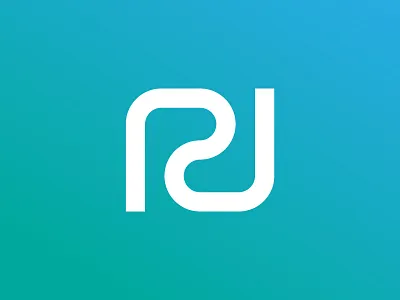 RJ Monogram branding design identity monogram rj