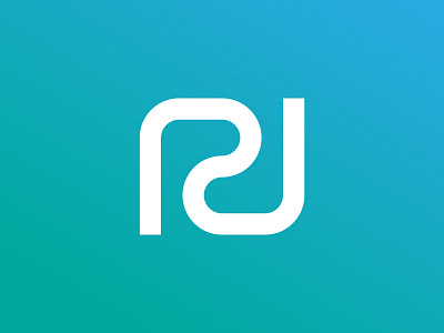 RJ Monogram branding design identity monogram rj