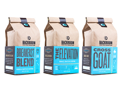 Backroom Coffee Roasters Packaging branding packaging