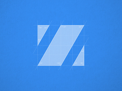 Z Blueprint blueprint icon letter logo logotype sketch typeface wireframe z