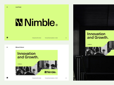 Nimble©️ ai artificial intelligence brand branding design icon logo logodesign minimal n letter tech technology