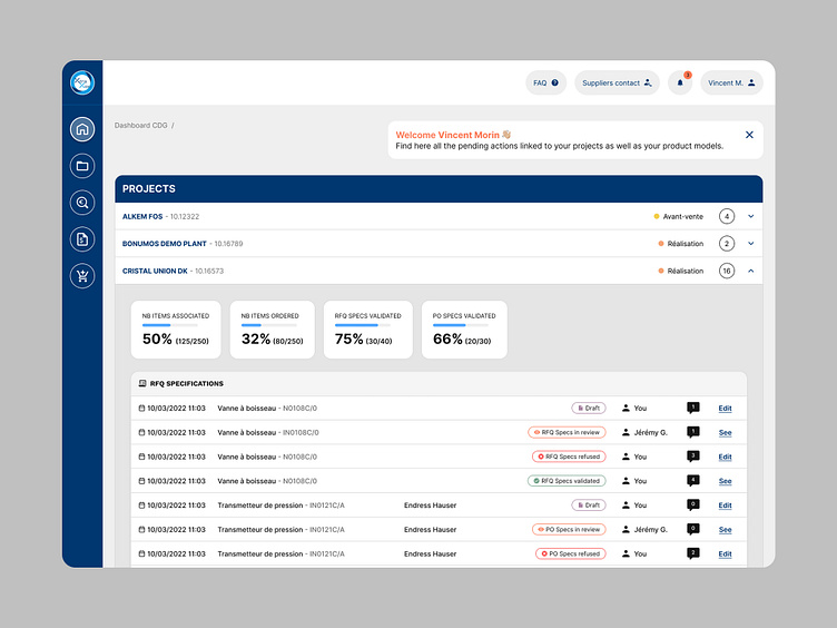 ExtraXion - Technical database management app by Charlotte Got on Dribbble