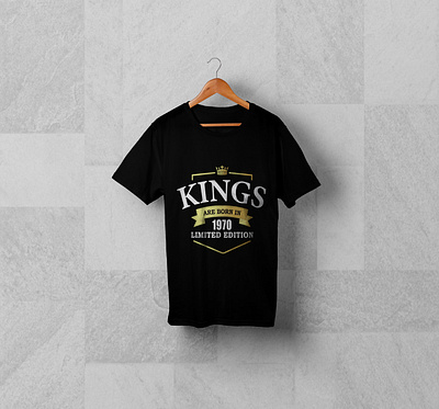 T-shirt Design black blackshirt boycloth brandingshirt cloth design fashion graphic design king kingshirt shirt t shirt typography