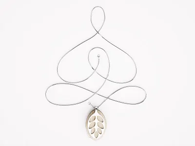 Leaf Nature Zen bracelet 3d bellabeat electronics jewelry leaf meditation nature product render smart visualization