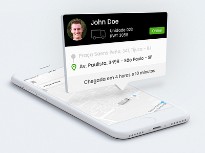 Truck tracking App android app ios iphone rio de janeiro rj tracking truck ui ux