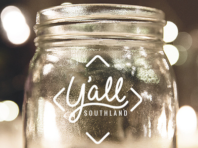 Y'all glass lights line art mason jar night reflection series yall