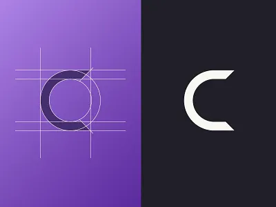 C - Conflux branding c grid identity letter logo logo design monogram