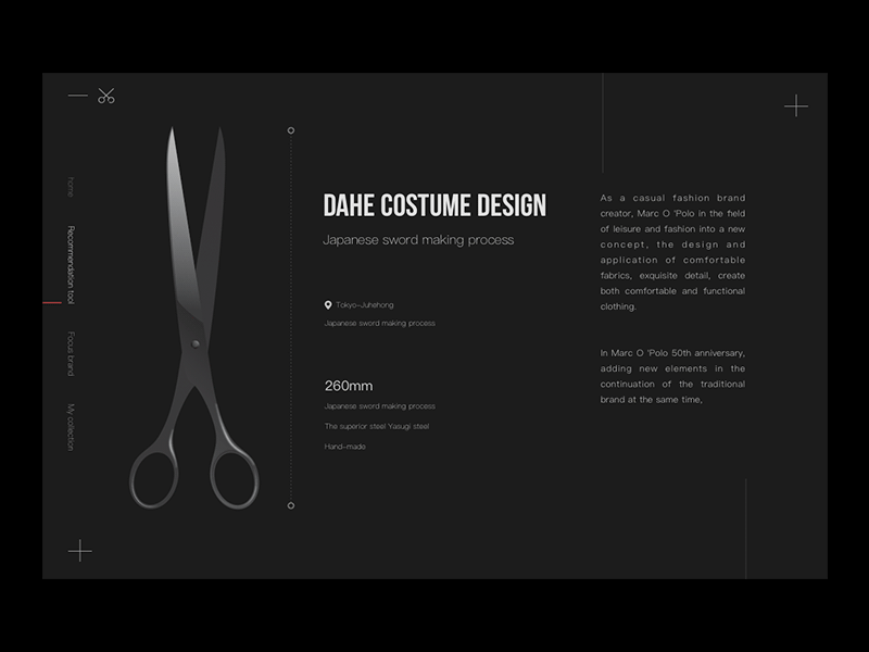 Artisan Art conceptual design ui