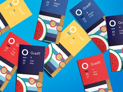 Grado City Branding Brochure branding city colorful design geometry grado graphic italy logo ociostudio