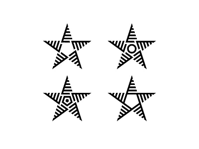 Stars black branding design flat icon logo logo design star stars symbol vector