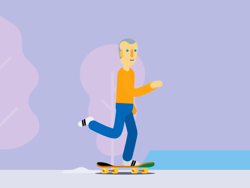 Skater runs - Animation for a personal project after effect animated gif animation animation design cartoon gif illustration illustration art illustrations illustrator motion motion design motion graphic skate skateboarding art vector vector animation vector design