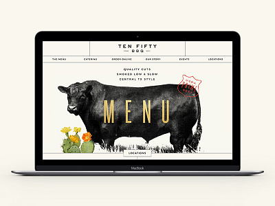 Ten 50 BBQ Website branding css design development html website