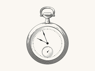 Pocket/stopwatch art engraving etching illustration pocket watch stopwatch watch