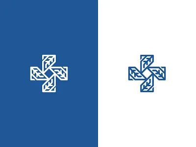 Medical Cross cross leaves medical