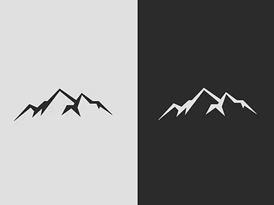 mountains. adobe illustrator blackwhite easy minimal minimalist minimalistic mountain mountains pure simple