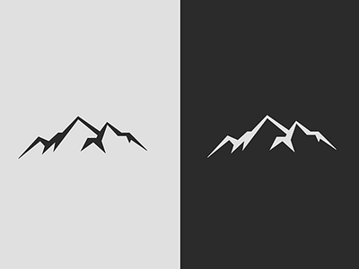 mountains. adobe illustrator blackwhite easy minimal minimalist minimalistic mountain mountains pure simple