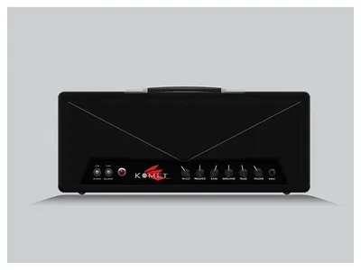 Komet Trainwreck 60 amplifier guitar illustration