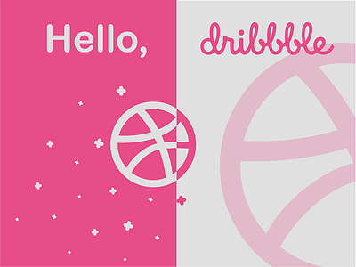 HELLO DRIBBBLE! =^..^= dribble first first shot follow hello hello dribbble love pink shot welcome