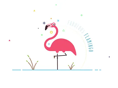 Fabulous Famingo fabulous flamingo flat