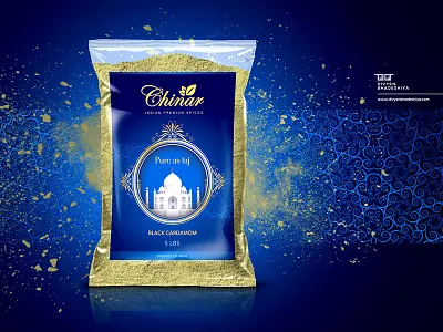 Packaging Design for Spices Company design foil packaging pouch spices