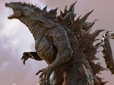 GODZILLA HYBRID 1 by Dopepope 3d character concept creature dinosaur dopepope godzilla kaiju model monster zbrush