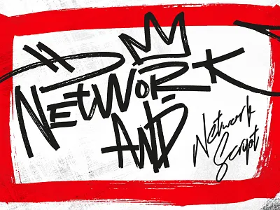 Network Font Main Page creativemarket font handmade hello dribbble network script typography