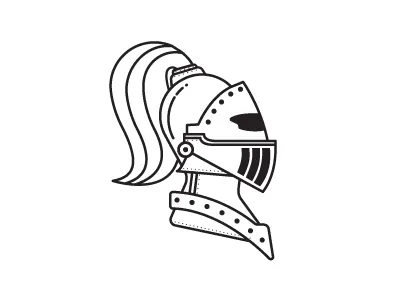 Knight icon knight line wip
