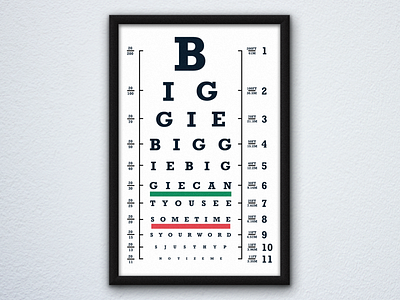 notorious snellen chart biggie biggie smalls eye eye chart hypnotize notorious notorious big optics snellen snellen chart