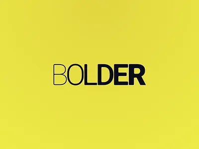 Bolder Typeface black bold heavy light roboto thin typeface ultrathin yellow