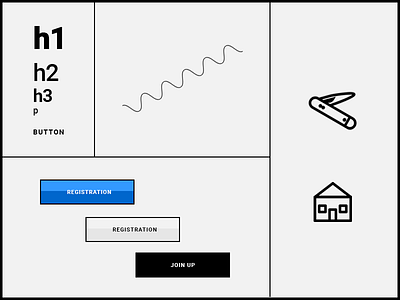 UI Components components design experience icon illustration interface user web