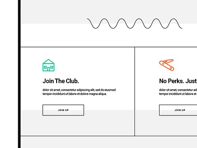 Meaning and fragments. centered design framework interface minimal mockup simple user web wireframe