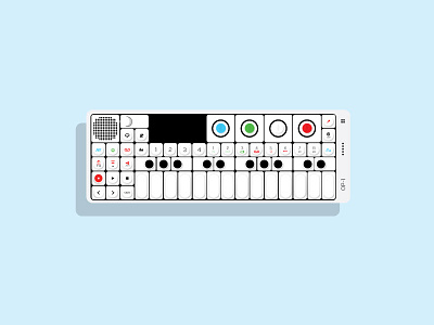 Op 1 edm keys vector